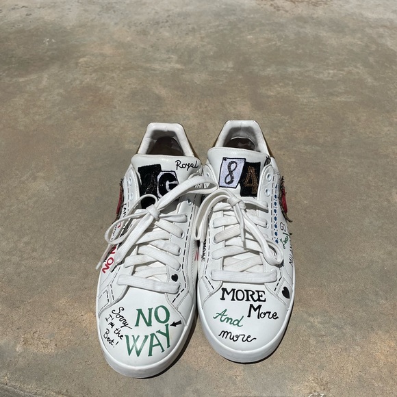 Dolce and gabanna mens PORTOFINO sneakers 10.5 43.5 eu us - Picture 6 of 8